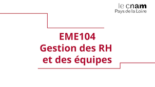 Introduction EME104 - Gestion des RH et des équipes