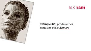 Exemple 2 : produire des exercices avec ChatGPT